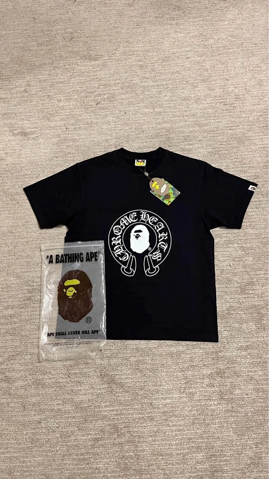 Bape x Chrome Hearts black T-Shirt