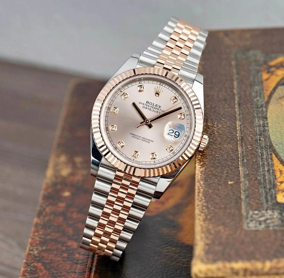 Rolex Datejust 41mm Steel And Rose - Sundust 126331G