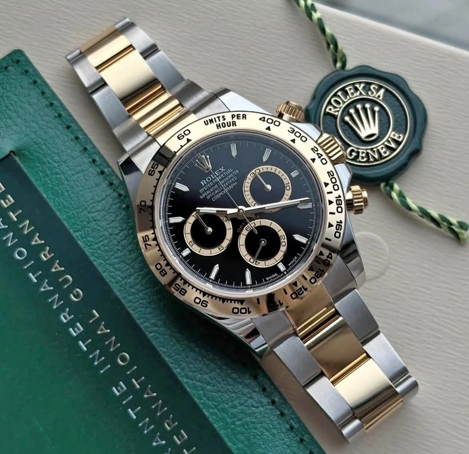 Brand New 2026 Rolex Daytona Two Tone Black - 126503 Oyster