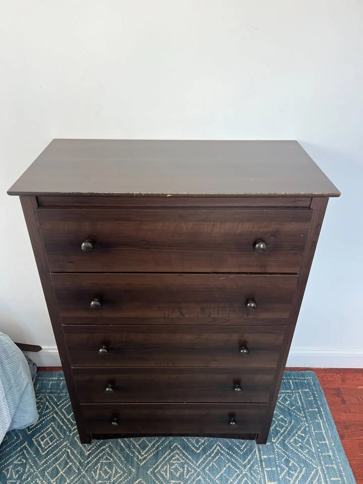 Wooden chest of drawers - photo 2