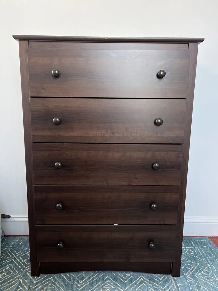 Wooden chest of drawers - photo 3