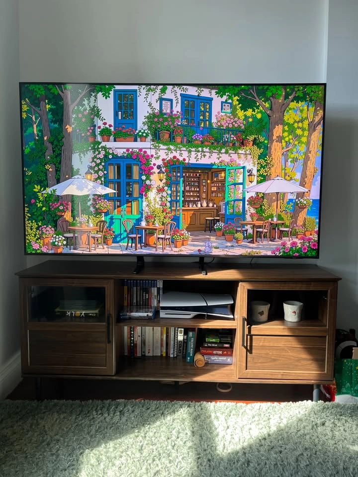 Wooden TV stand / unit - photo 2