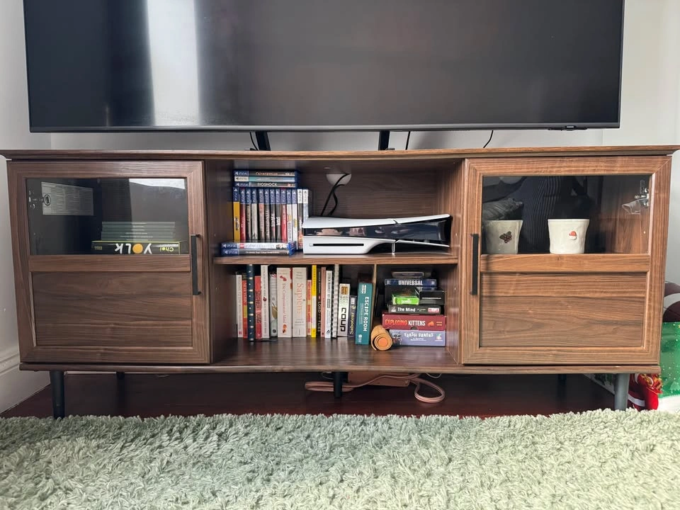 Wooden TV stand / unit - photo 3