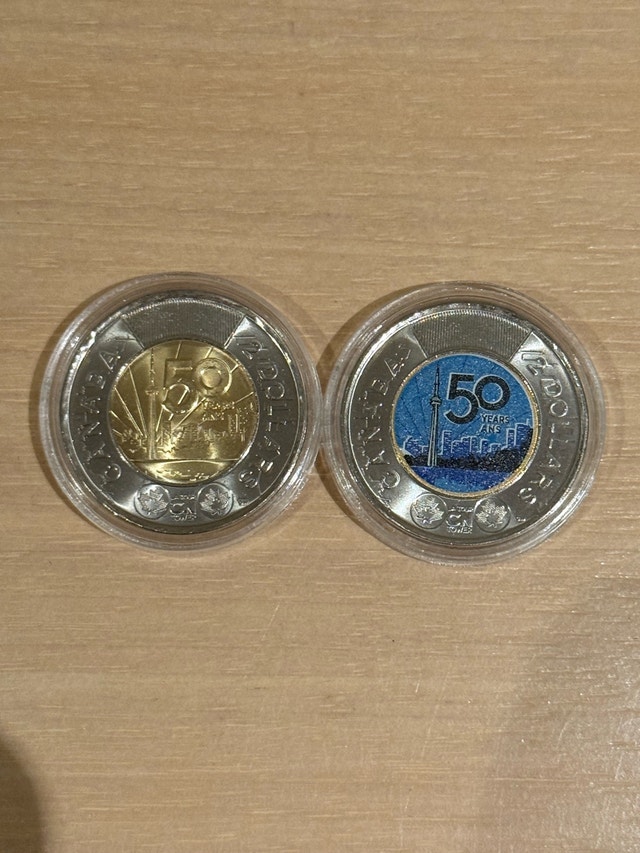 Royal Canadian Mint CN Tower 50th Anniversary Coin Set - photo 2