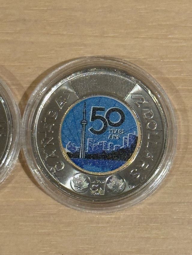 Royal Canadian Mint CN Tower 50th Anniversary Coin Set - photo 3