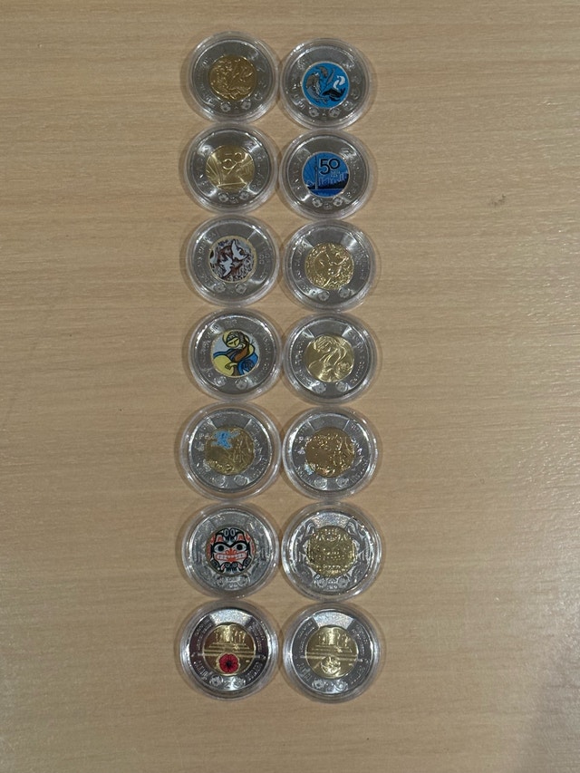 Royal Canadian Mint Two-Dollar Coin Collection