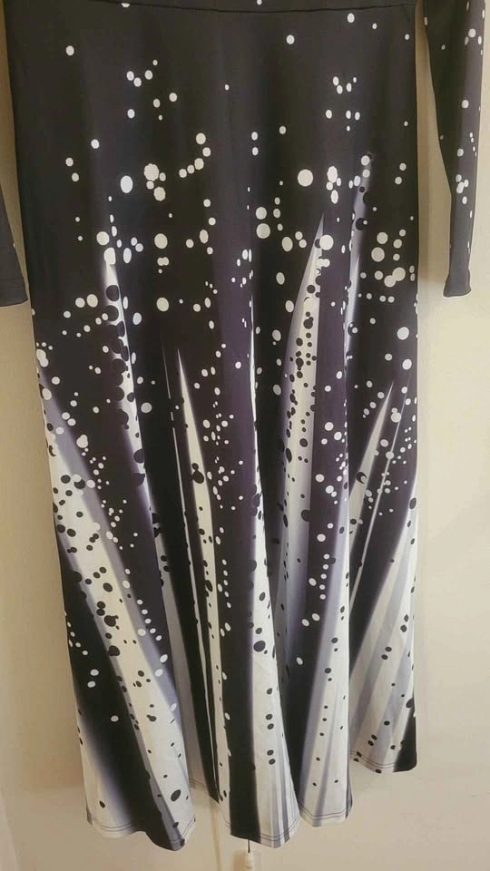 Black and White Maxi Dress * NEW * - photo 3