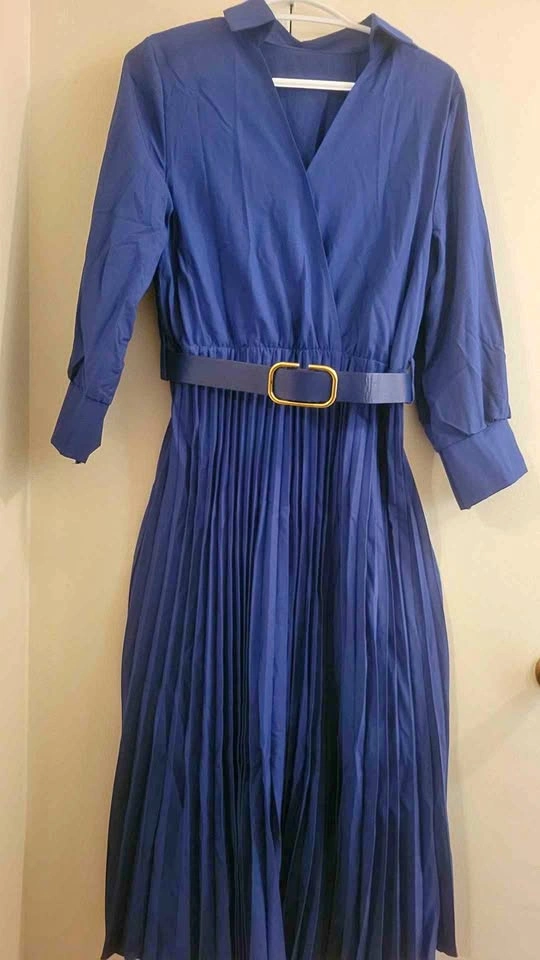 Royal Blue Long Sleeve Dress