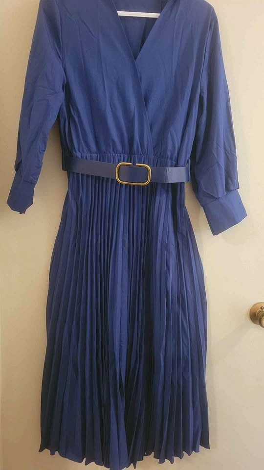 Royal Blue Long Sleeve Dress - photo 2