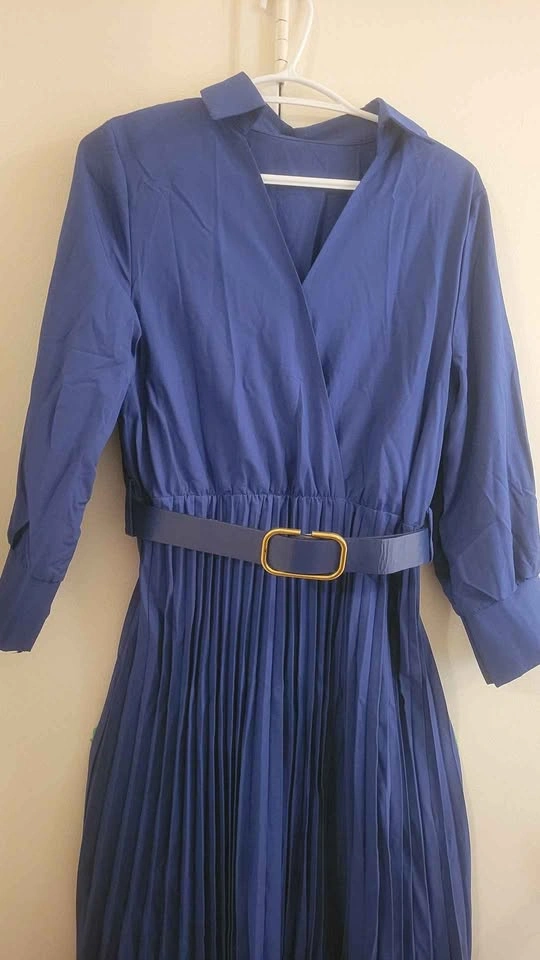 Royal Blue Long Sleeve Dress - photo 3