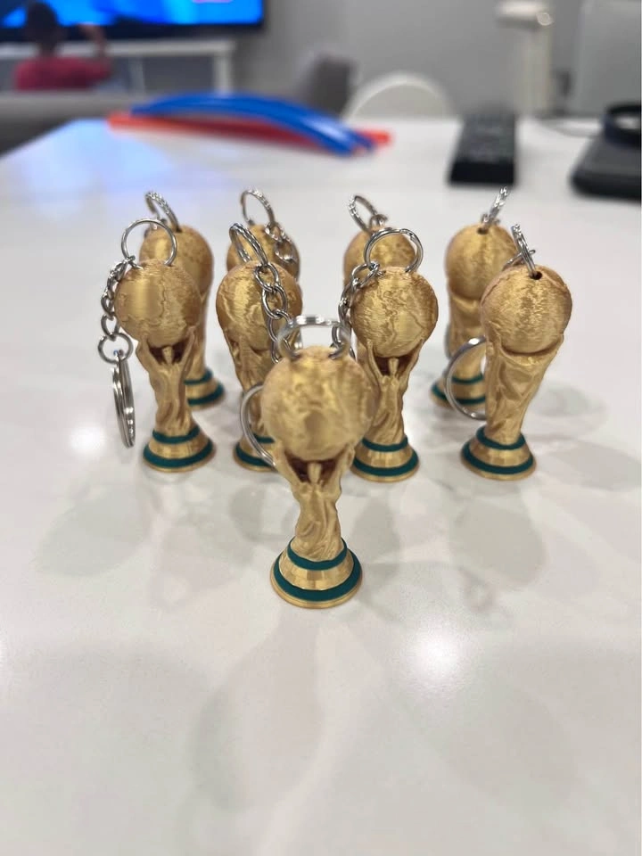 FIFA World Cup Trophy Keychain – Perfect Gift for Soccer Fans!