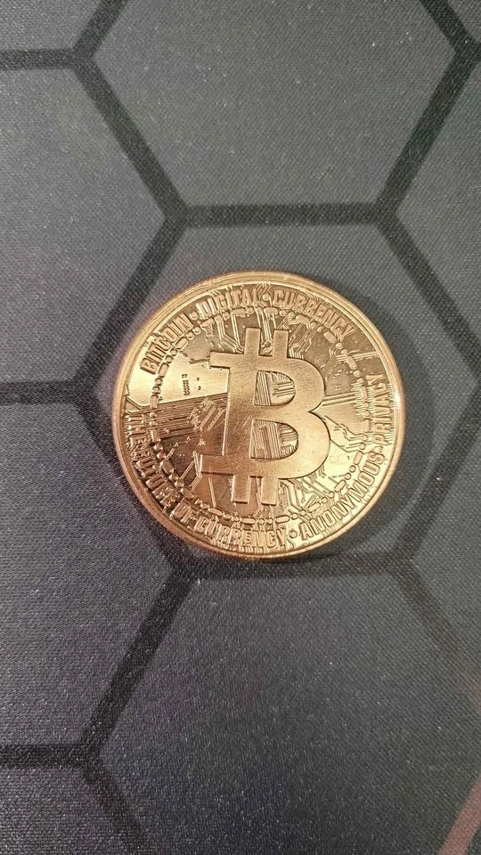 1oz Copper Collectible Bitcoin Printed 999 Fine - photo 5