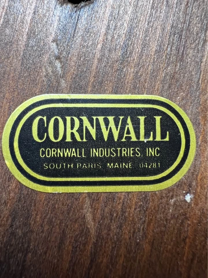 Vintage Mid-Century Cornwall Industries Ceramic & Wood Trivet - photo 4