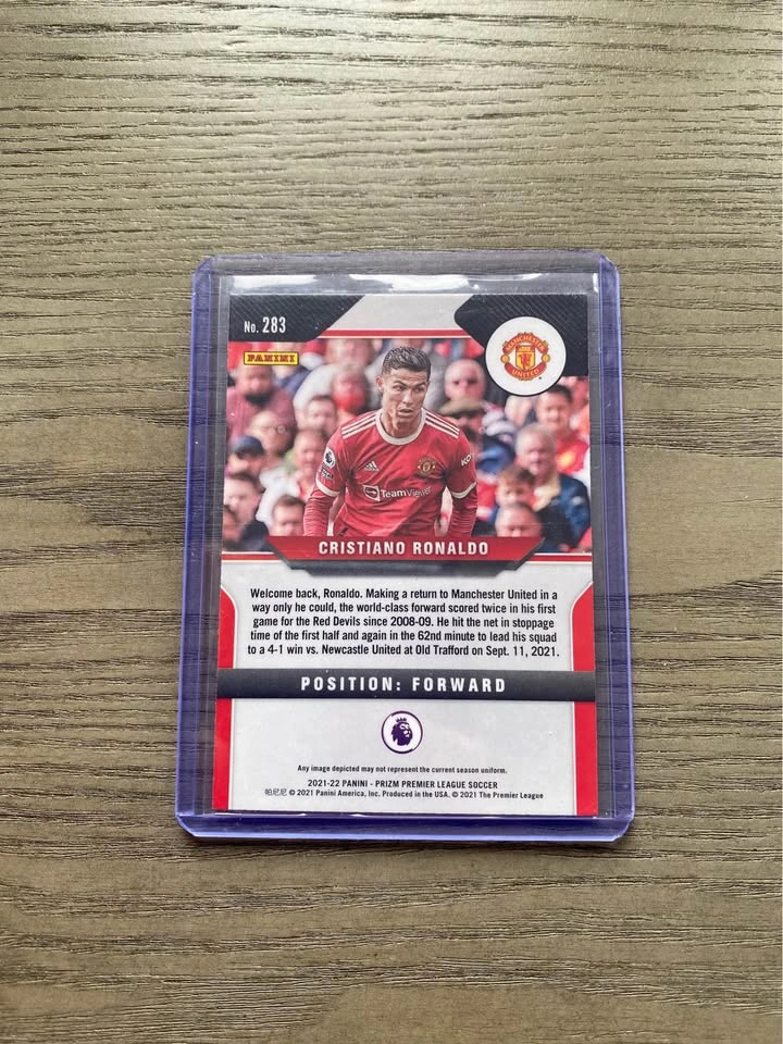 Cristiano ronaldo Panini Prizm - photo 2