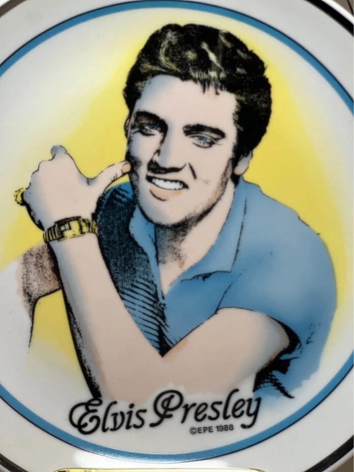 Vintage 1988 Elvis Presley Collector Plate – Gold Rim - photo 5