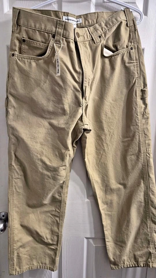 Amazon Essentials Carpenter Pants mens 35 x 28