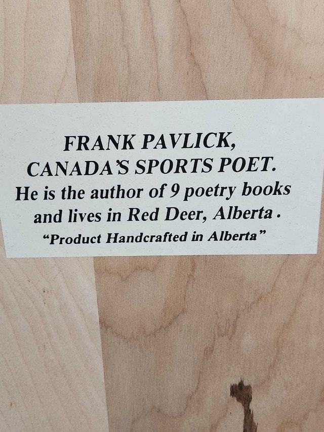 Vintage Frank Pavlick "Thanks, Mom" Wood Plaque - photo 2