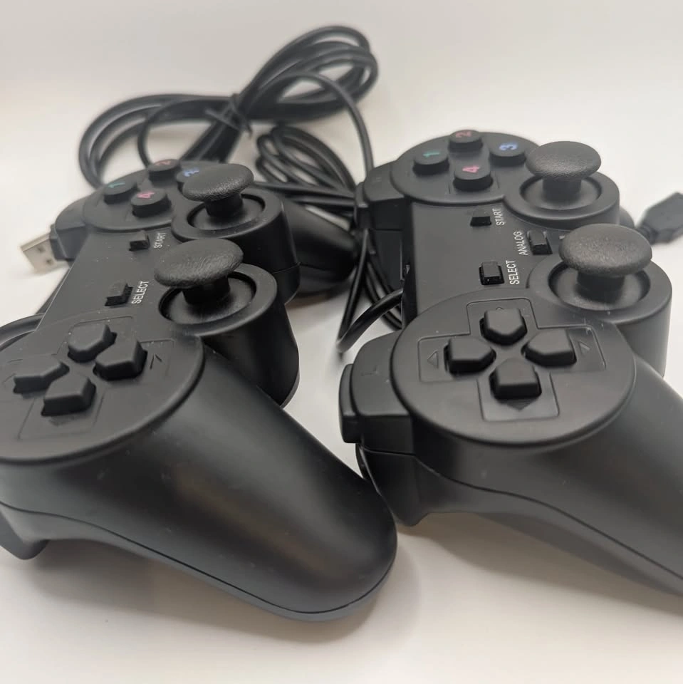 Pair of USB PC Gaming Controllers - PS2 Style (Set of 2) - photo 3