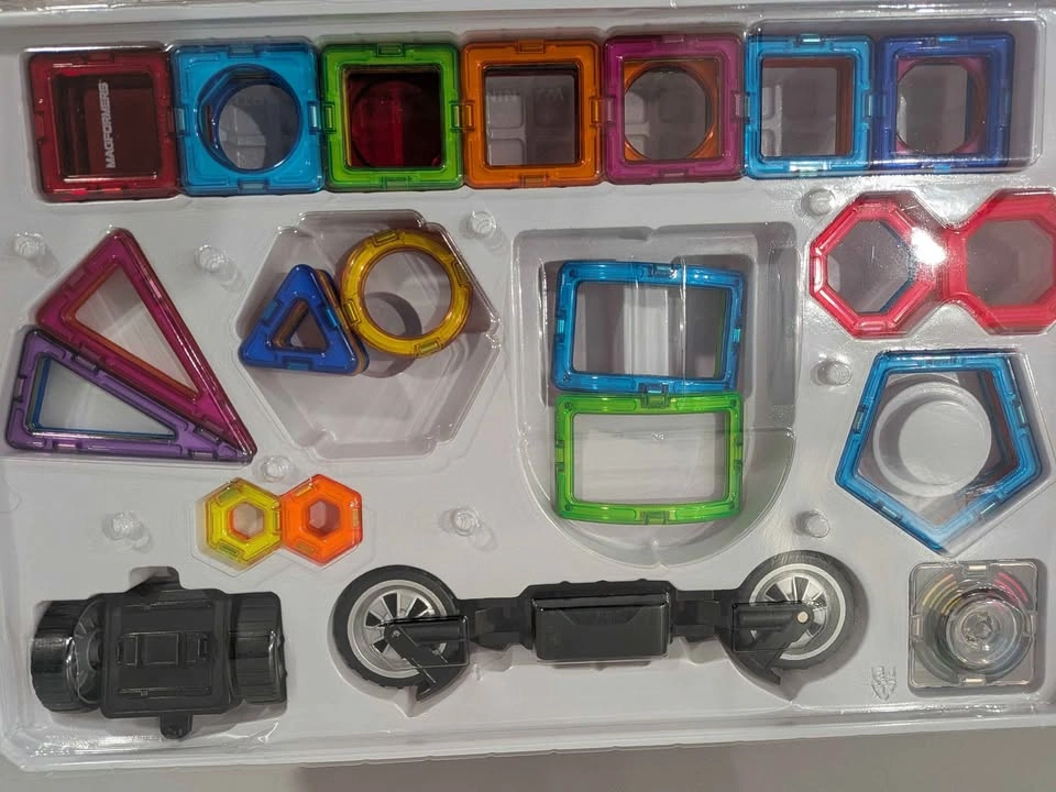 Magformers 122 PCS Magnetic Construction Set - photo 2