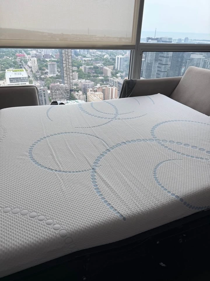 Azure sofa bed with queen bed and mattress - photo 5