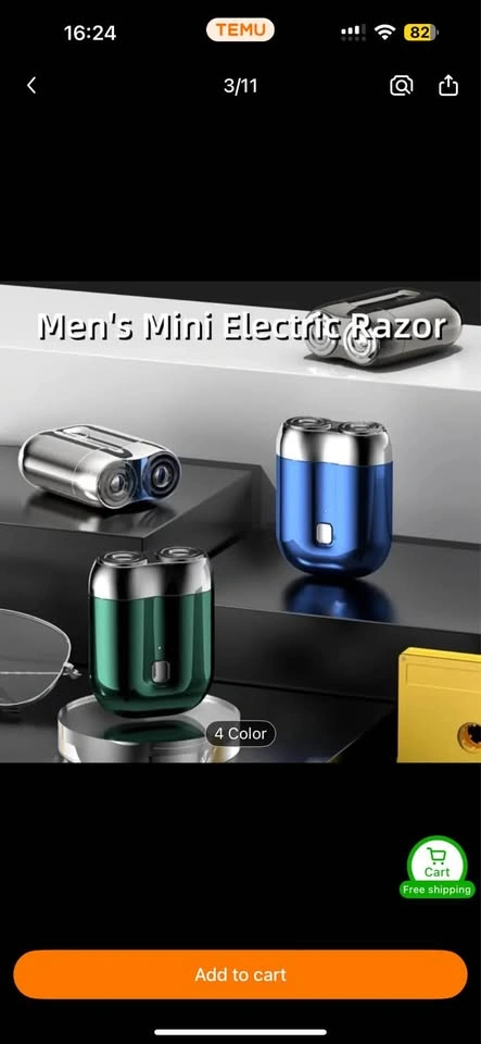Men's Portable USB Electric Razor - Brand New - photo 3