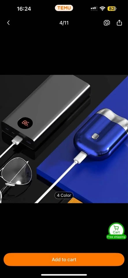 Men's Portable USB Electric Razor - Brand New - photo 4
