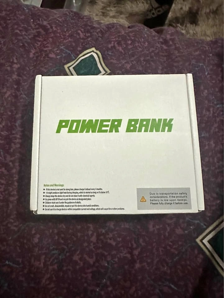 Power bank 5000 mah portable type c/ lightning