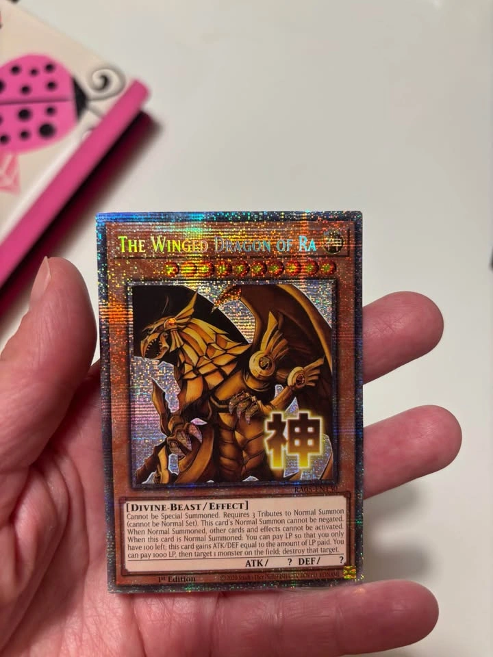 Yugioh card Winged Dragon of Ra - photo 2