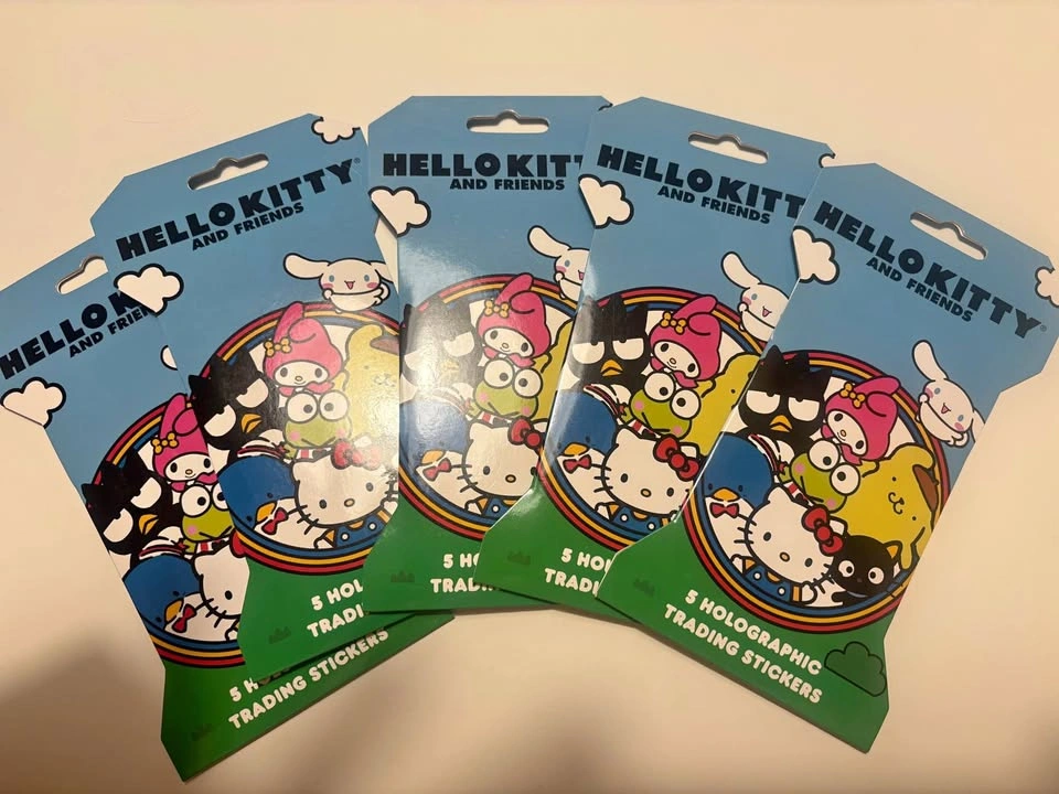 ⚽ Hello Kitty Sanrio Holographic Trading Stickers