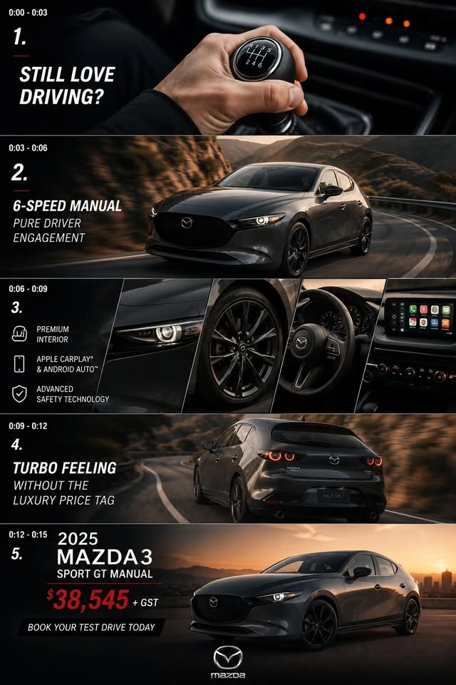 2025 Mazda Mazda3 Sport GT Manual