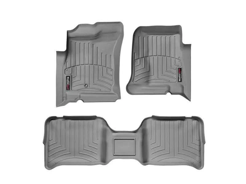 Grey WeatherTech mats for 3rd Gen (2005–2011) Dodge Dakota