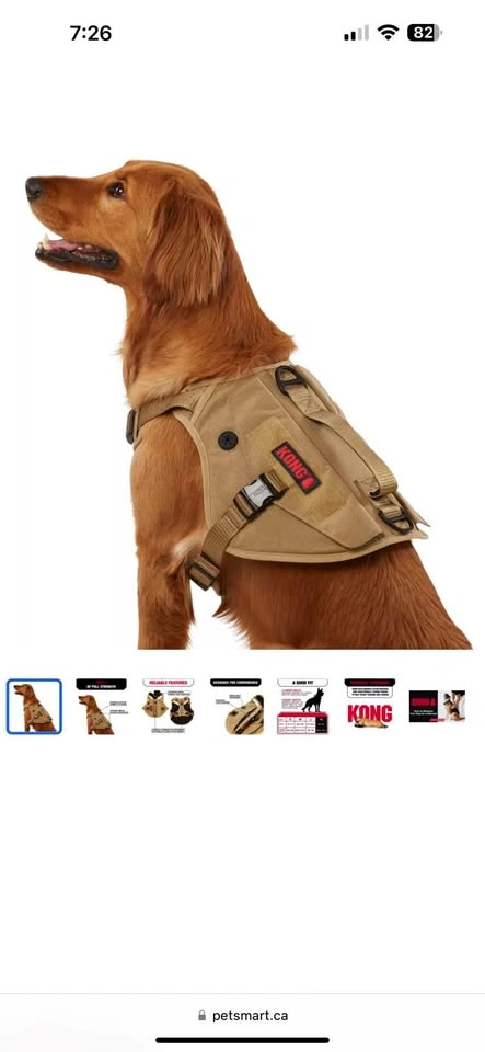 KONG Tactical Vest Dog Harness (XL)