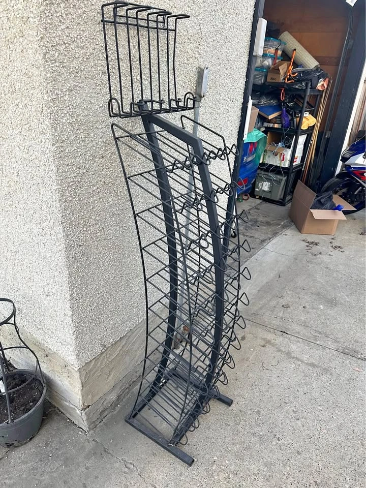 Metal Wine Rack Shelf