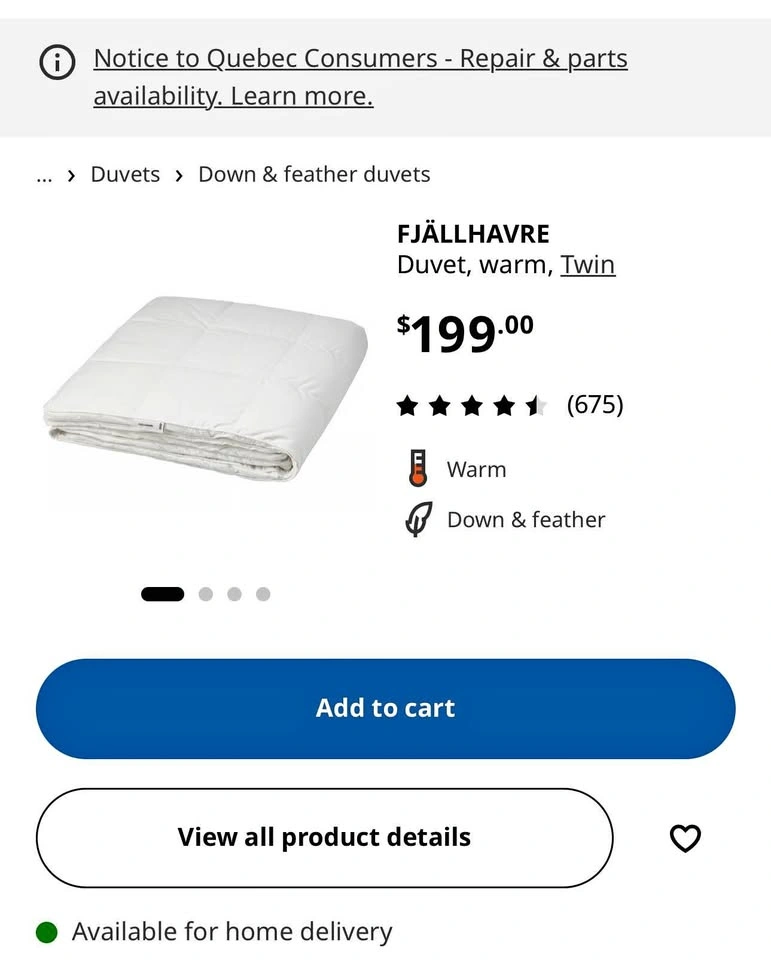 Cozy duvet extra warm new like