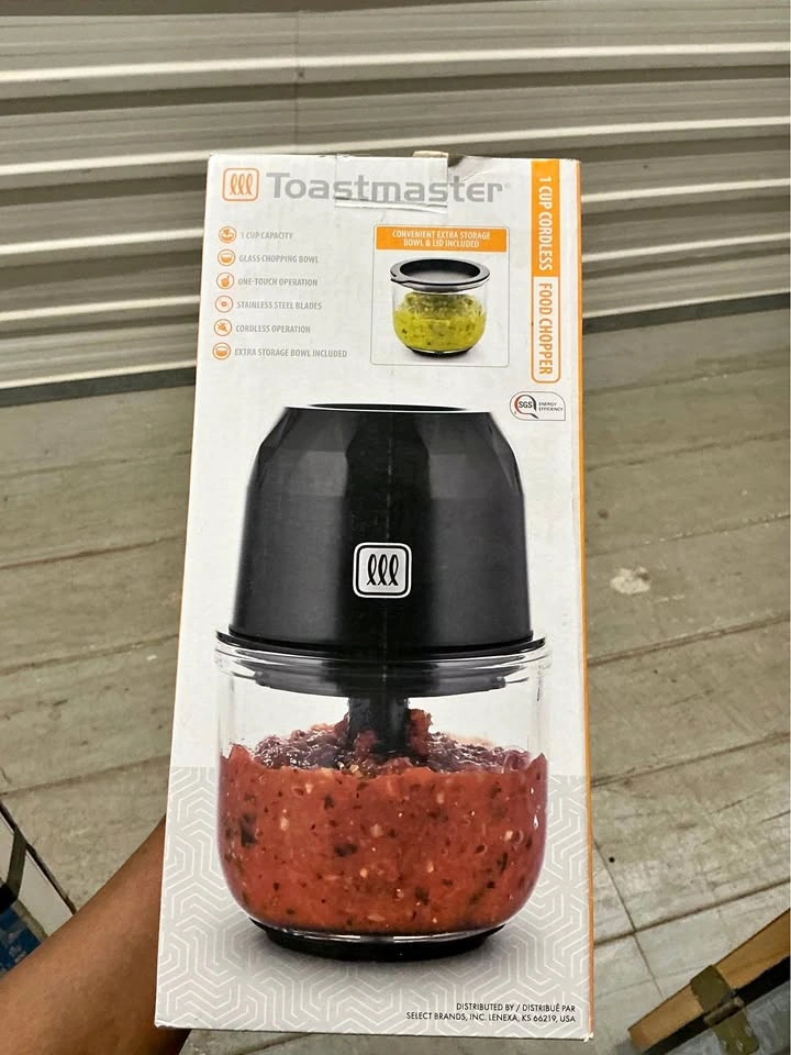 Toastmaster 1 Cup Cordless Food Chopper