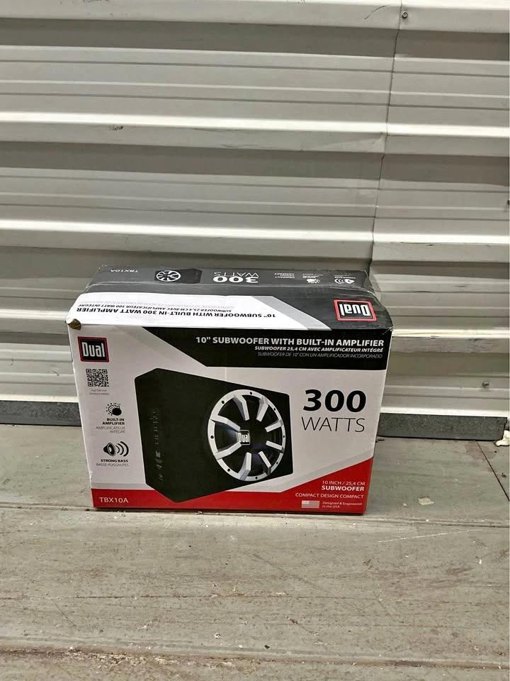Dual TBX10A 10" Subwoofer with Built-in Amplifier