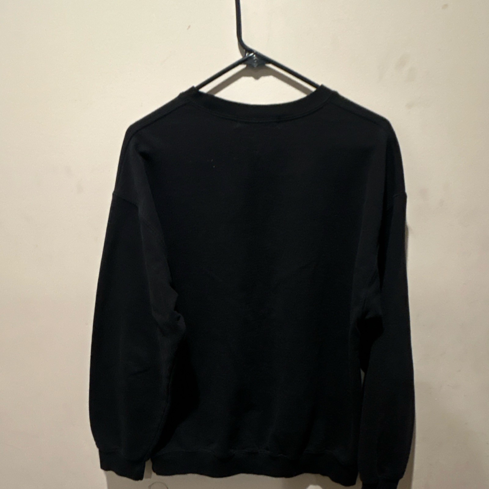 3fortyinc L Mona Lisa Graphic Print Black Fleece Sweatshirt - photo 3