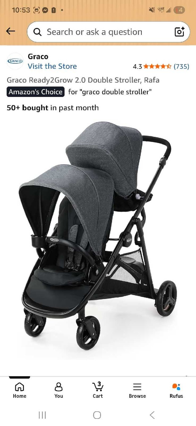Graco Ready2Grow Double Stroller older model