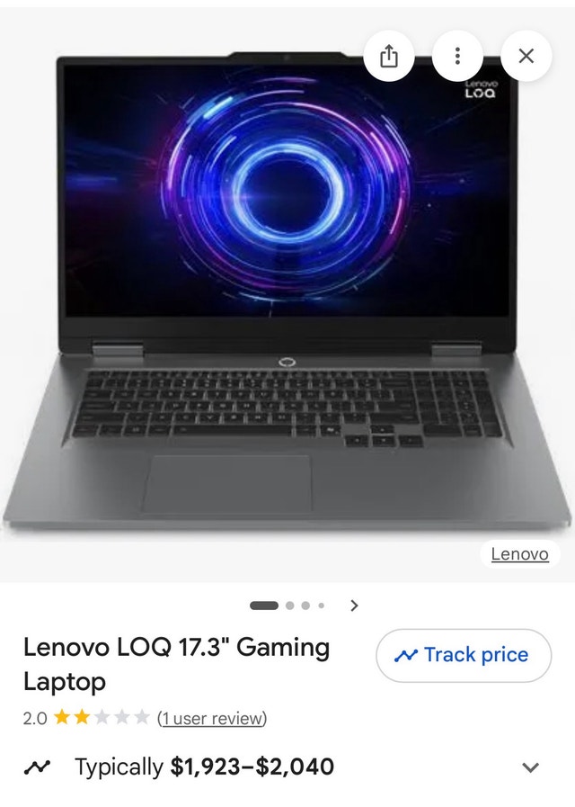Lenovo LOQ 17.3” Gaming Laptop RTX 5050 | 16 GB RAM | 1TB SSD - photo 2
