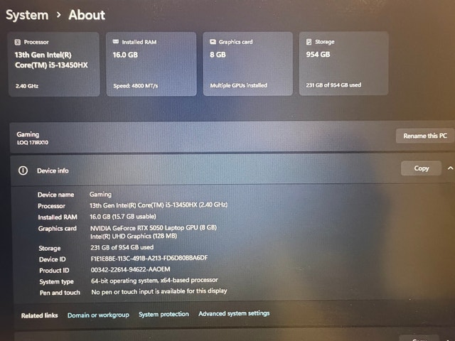 Lenovo LOQ 17.3” Gaming Laptop RTX 5050 | 16 GB RAM | 1TB SSD - photo 5