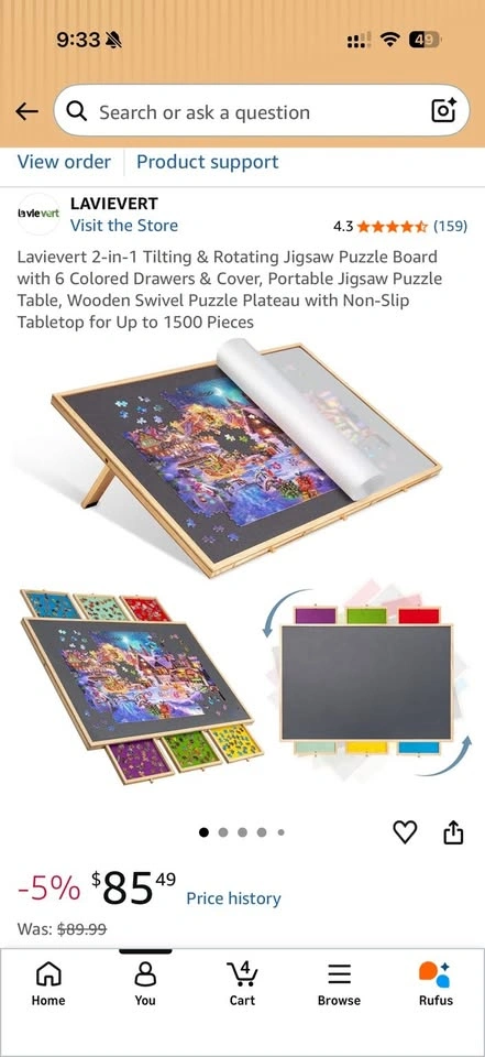 1500 Piece Puzzle Board - photo 2