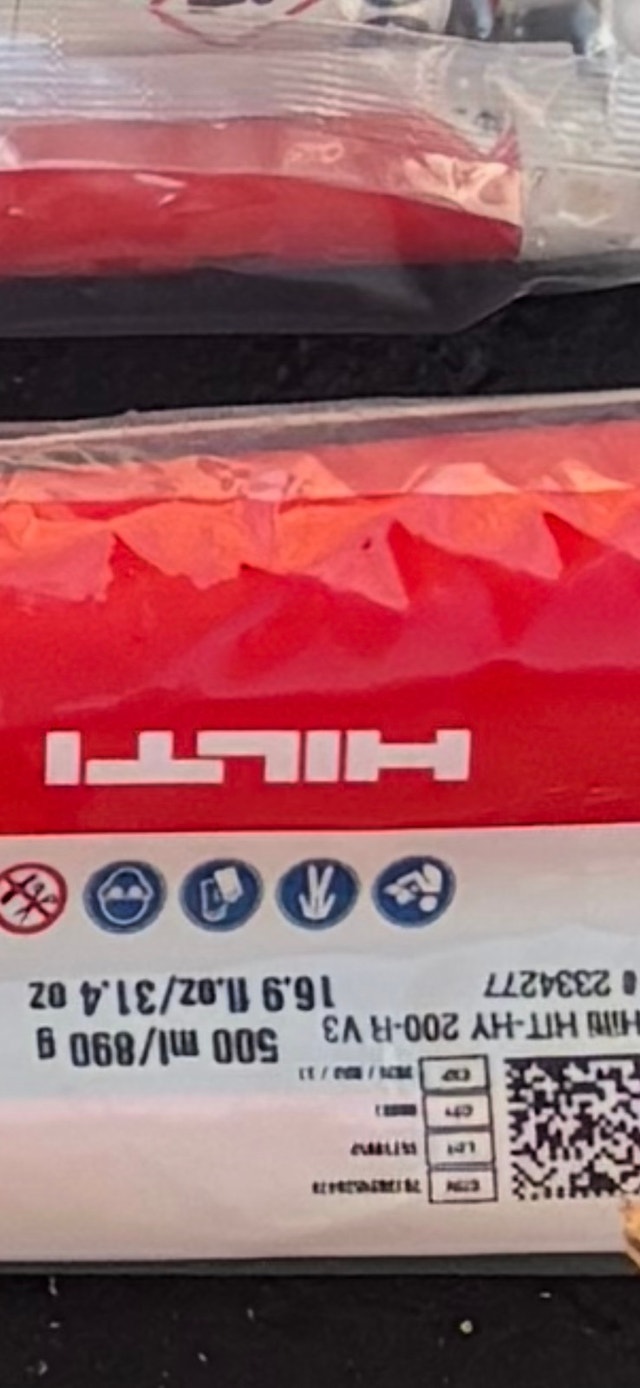 Hilti HIT-HY 200-R V3 Adhesive Anchor