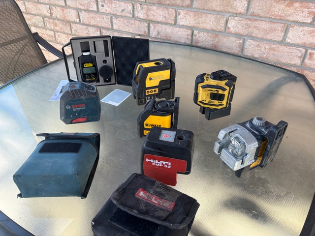 Assorted Laser Levels and Tachometer Bundle - photo 3