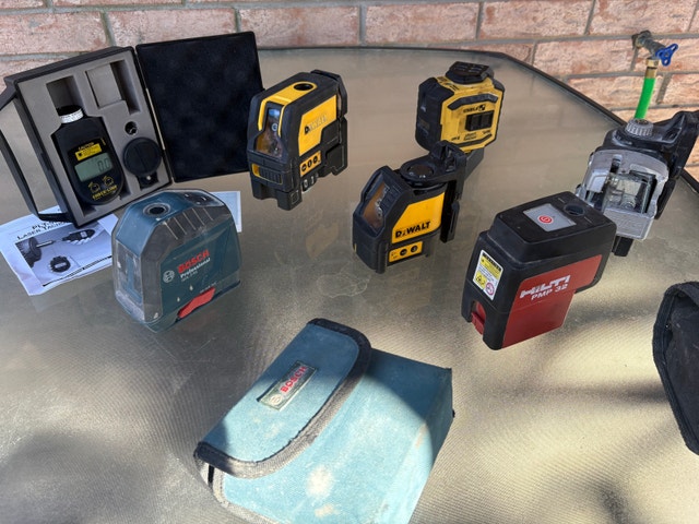 Assorted Laser Levels and Tachometer Bundle - photo 4
