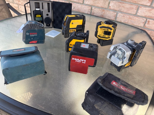 Assorted Laser Levels and Tachometer Bundle - photo 5