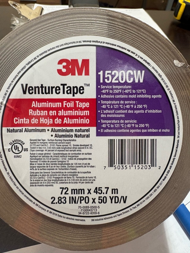 3M VentureTape 1520CW Aluminum Foil Tape - photo 3