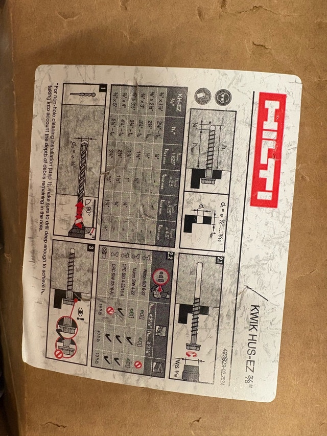 Hilti KH-EZ Screws - photo 3