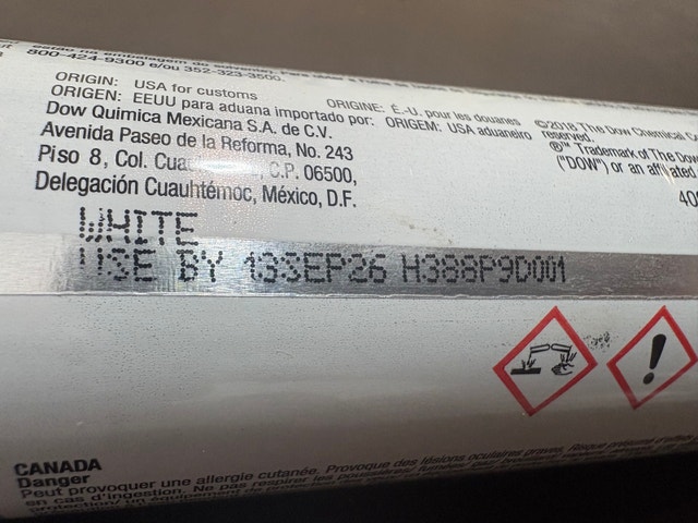 DOWSIL 758 Silicone Weather Barrier Sealant - photo 3