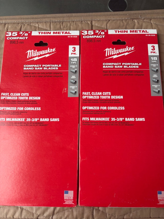 Milwaukee Band Saw Blades