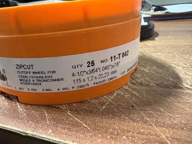 Walter Zipcut 4.5" Cutoff Wheel - photo 4